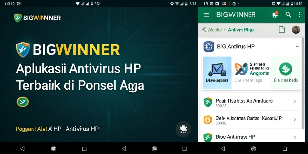 Tampilan antarmuka utama aplikasi BIGWINNER yang sederhana dan fungsional.